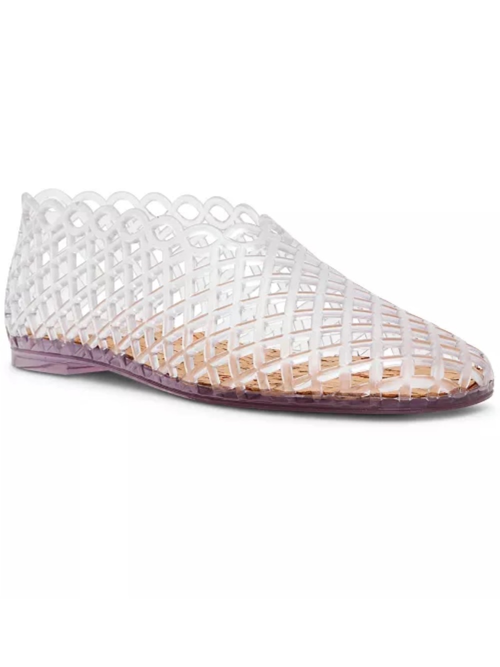 Steve Madden Women's Grove Caged Jelly Slip-On Flats